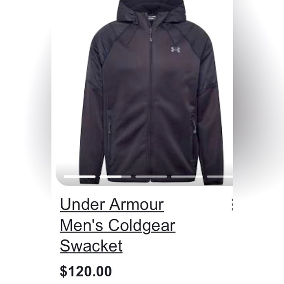 Men’s Under Armor 3 X - Cold Gear Swacket With Hood⭐ NEW NEVER WASHED NEVER WORN - Picture 4 of 11